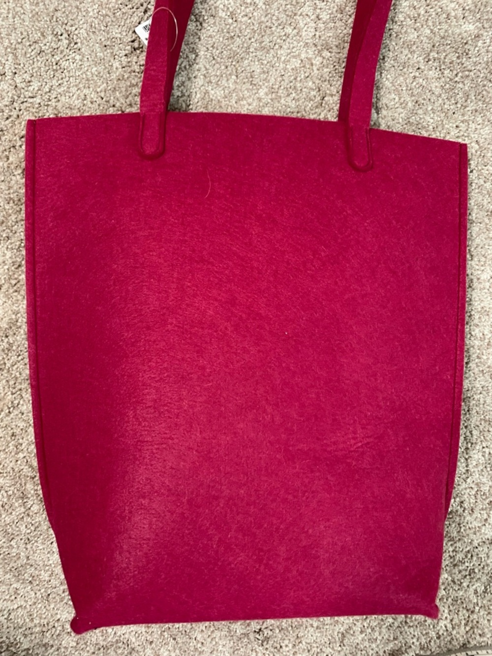 *NEW* 2025 BATH & BODY WORKS BLACK FRIDAY Felt Maroon Standing Tote Bag NWT - Picture 3 of 7
